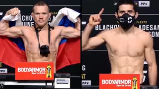 Церемония взвешивания перед UFC 259